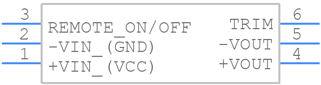 TEN 40-1211E - Traco Power - PCB symbol