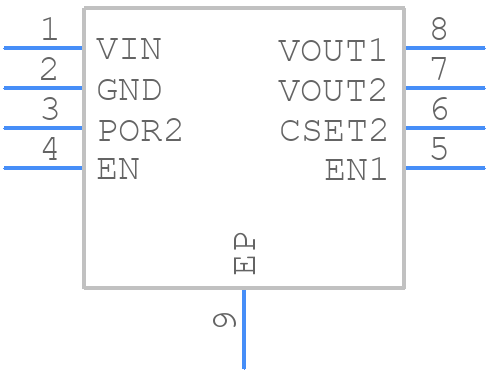MIC5332-SSYMT T5 - Microchip - PCB symbol