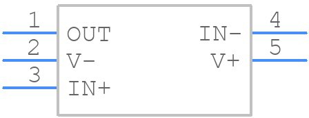 MIC7300YM5 TR - Microchip - PCB symbol