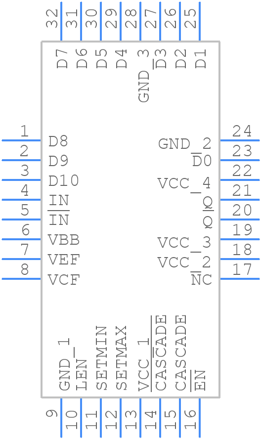 SY89295UTG - Microchip - PCB symbol