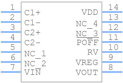 NJU7670M - Nisshinbo - PCB symbol