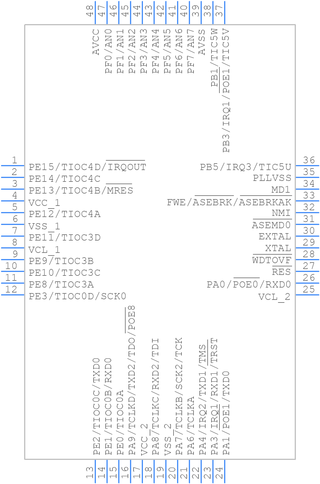 DF71243N50FPV#Z1 - Renesas Electronics - PCB symbol
