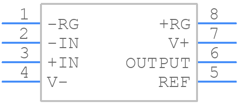 LT6370HMS8#TRPBF - Analog Devices - PCB symbol