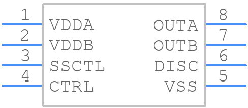 BD6522F-E2 - ROHM Semiconductor - PCB symbol