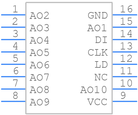 BH2223FV-E2 - ROHM Semiconductor - PCB symbol