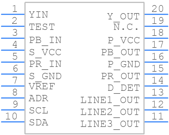 BH7602FS-E2 - ROHM Semiconductor - PCB symbol