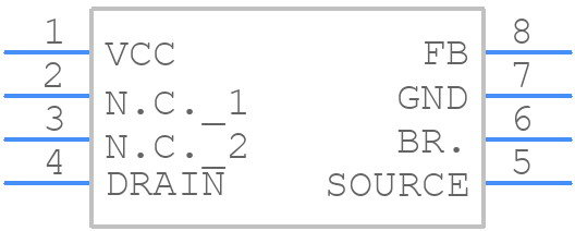 BM2P051F-G - ROHM Semiconductor - PCB symbol