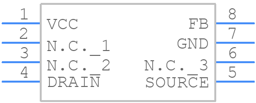 BM2P054F-G - ROHM Semiconductor - PCB symbol