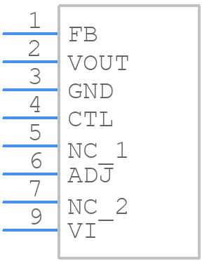 BP5221A - ROHM Semiconductor - PCB symbol