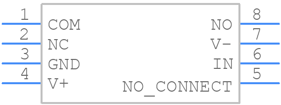DG469EY-T1-E3 - Vishay - PCB symbol