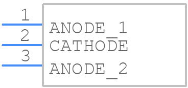 SCS230KE2C - ROHM Semiconductor - PCB symbol