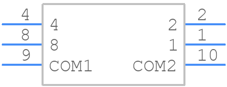 S-7050EC - Nidec Copal - PCB symbol