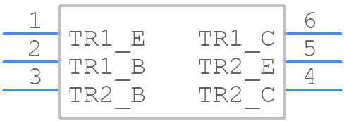 UMX3NTR - ROHM Semiconductor - PCB symbol