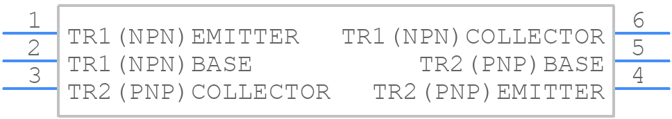 UMZ1NTR - ROHM Semiconductor - PCB symbol