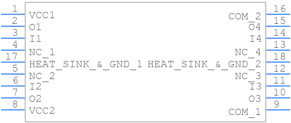 TD62308AFG(O,S) - Toshiba - PCB symbol