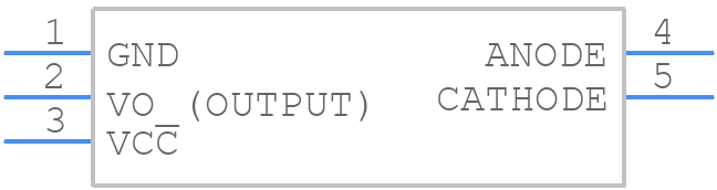 TLP151A(E(O - Toshiba - PCB symbol