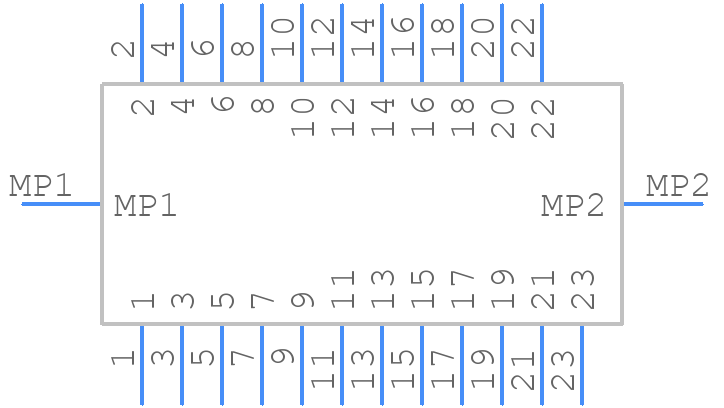503566-2302 - Molex - PCB symbol