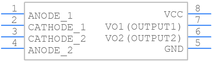 TLP2116(F) - Toshiba - PCB symbol