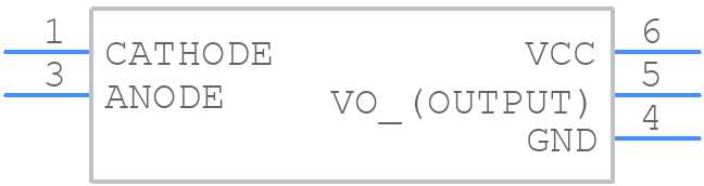 TLP2361(E(T - Toshiba - PCB symbol