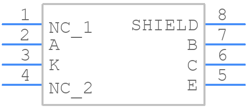 TLP2601(F) - Toshiba - PCB symbol