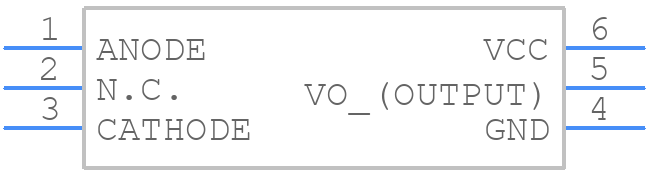 TLP2766 - Toshiba - PCB symbol