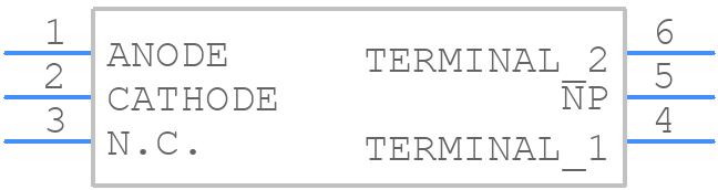 TLP3052(S,C,F) - Toshiba - PCB symbol