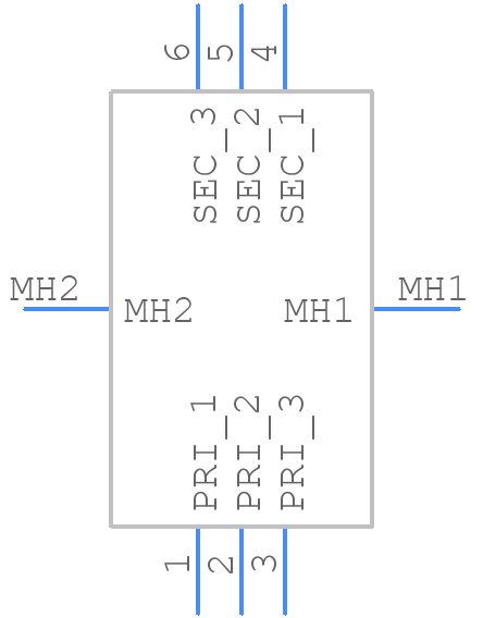 42TL018-RC - Xicon - PCB symbol