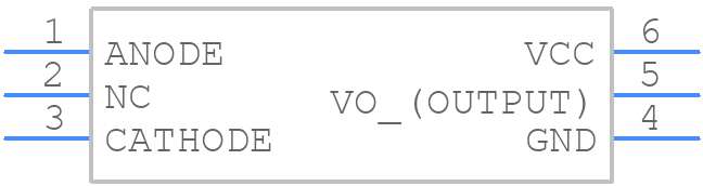 TLP705F(F) - Toshiba - PCB symbol