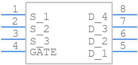 TPC8037-H(TE12L,Q) - Toshiba - PCB symbol