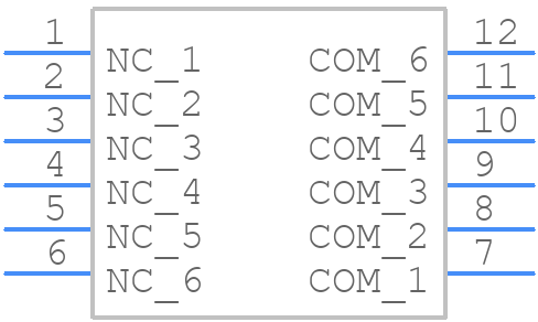 76PSB06ST - Grayhill - PCB symbol