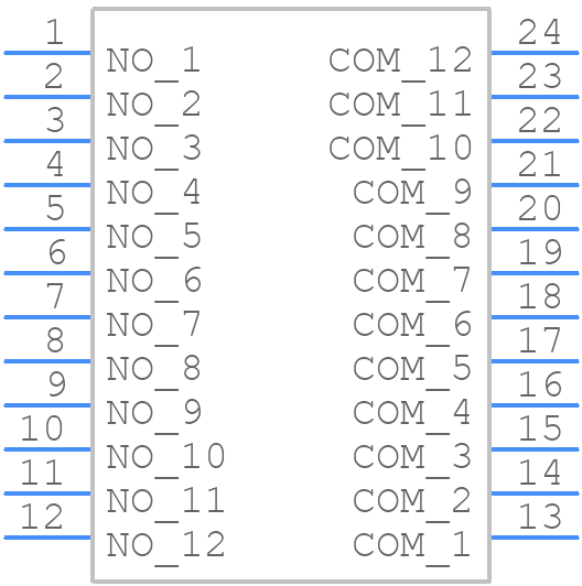 78B12T - Grayhill - PCB symbol