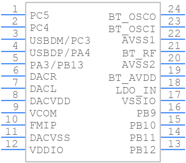 AC6905A - JIELI - PCB symbol