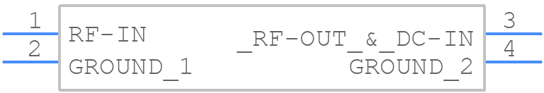 GALI-2+ - Mini-Circuits - PCB symbol