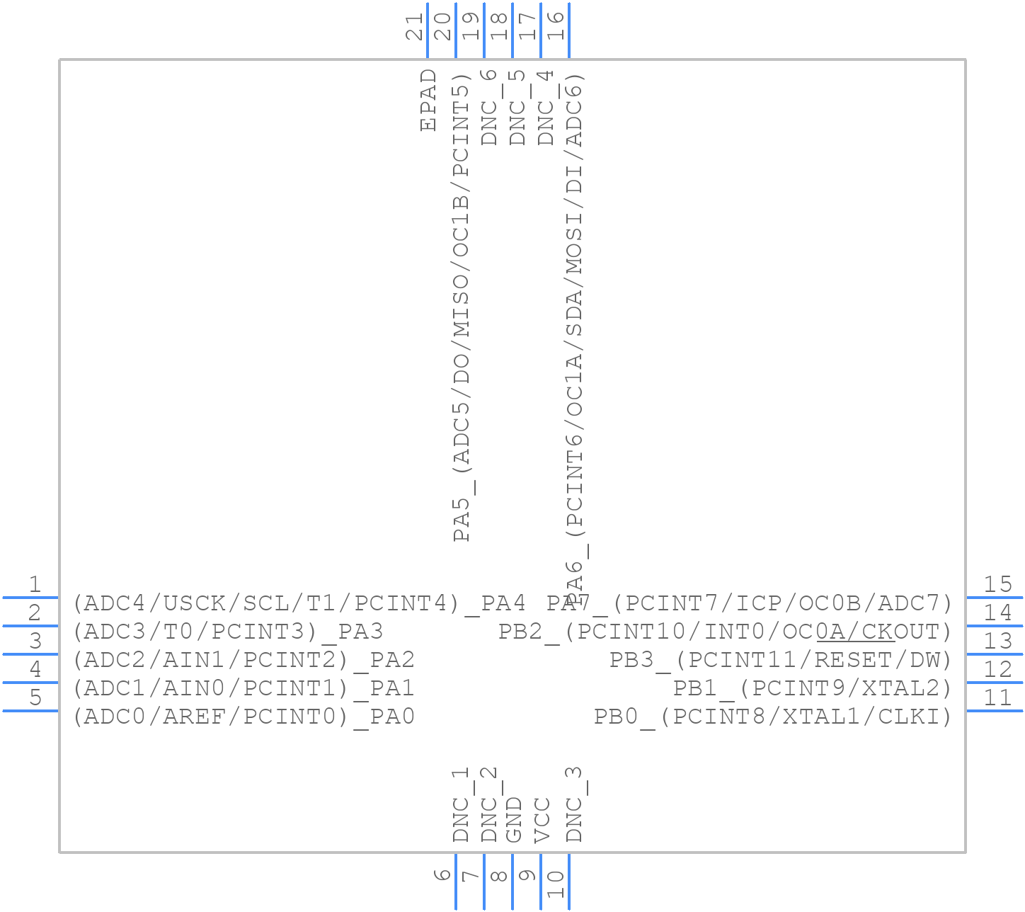 ATTINY24-20MU - Microchip - PCB symbol