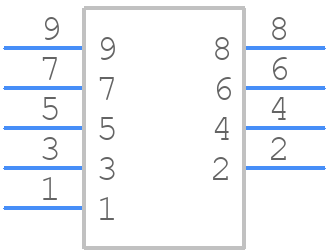 TSM-109-01-L-SV - SAMTEC - PCB symbol