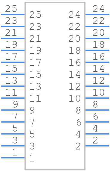 TSM-125-01-L-SV - SAMTEC - PCB symbol