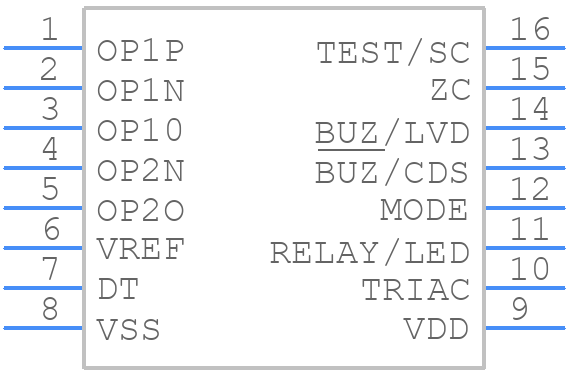 HT7612-16NSOP - Holtek - PCB symbol