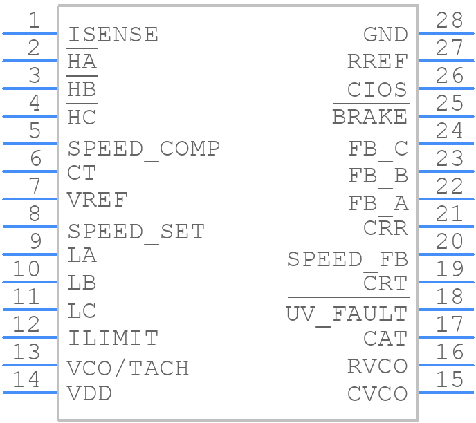 ML4425CSX - onsemi - PCB symbol