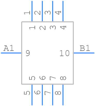 G125-FV10805F3-1AB1ABP - Harwin - PCB symbol