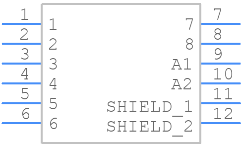 G125-MH10805M4-1AD1ADP - Harwin - PCB symbol