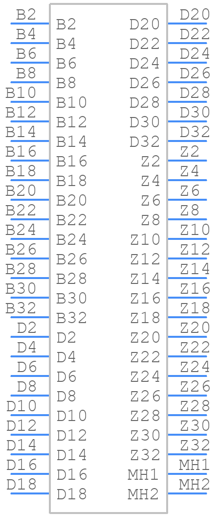 334203 - TE Connectivity - PCB symbol