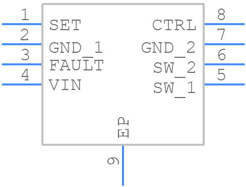 AL8862QSP-13 - Diodes Incorporated - PCB symbol