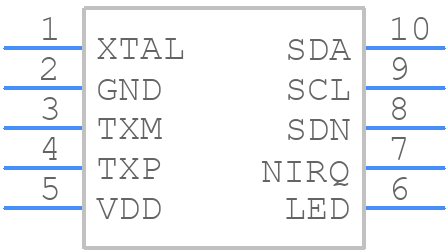 Si4012-C1001GT - Silicon Labs - PCB symbol