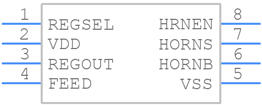 re46c108s8f - Microchip - PCB symbol