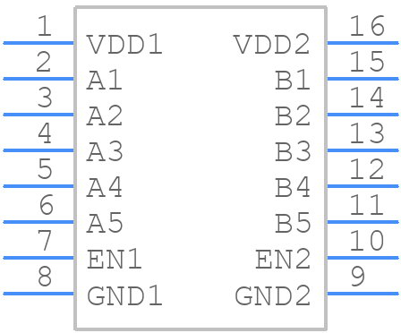 Si8652EC-B-IS1 - Silicon Labs - PCB symbol