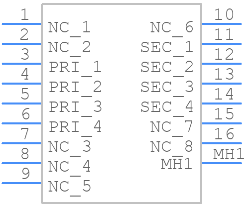 70001K - talema - PCB symbol