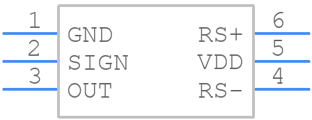 TS1101-100EG6 - Silicon Labs - PCB symbol