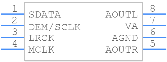 CS4334-KSZ - Cirrus Logic - PCB symbol