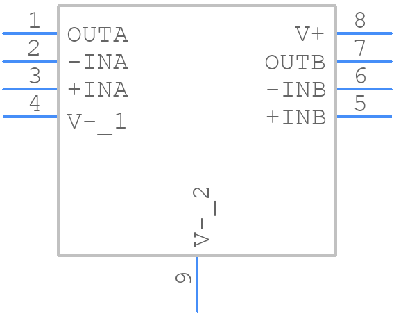 LTC6256IDC#TRPBF - Analog Devices - PCB symbol