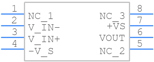 OPA657U - Texas Instruments - PCB symbol